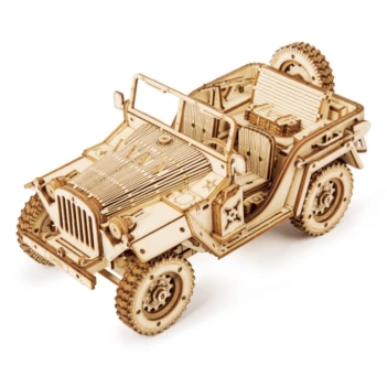 Modèle de voiture de campagne de l'armée Robotime