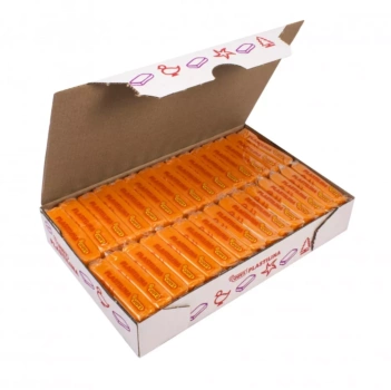 REACONDICIONADO **20%** Caja 30 Pastillas de Plastilinas Naranja Jovi 50gr