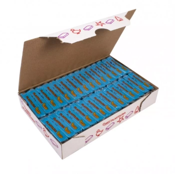 Caixa de 30 Pastilhas de Plasticinas Azul Claro Jovi 50g