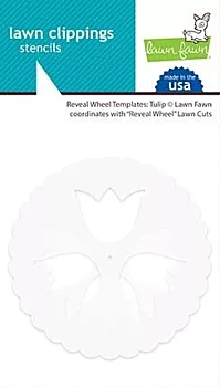 Lawn Fawn Kartenvorlagen - Reveal Wheel Tulip