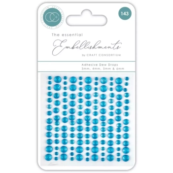 Smalto Dots Dew Drops Blue Craft Consortium