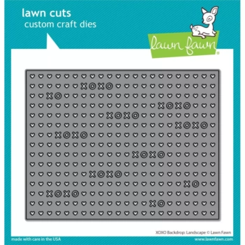 Troquel Xoxo Backdrop Lawn Fawn compatible con Sizzix


