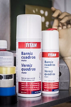 Varnish for matt pictures Titan Spray