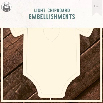 Die-Cuts Light Chipboard Deco Base BodySuit #01 Piatek