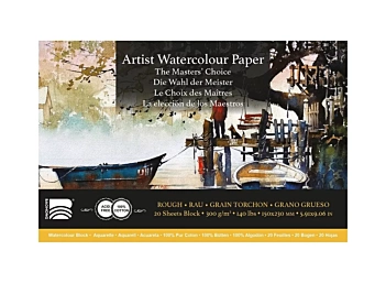 Baohong Aquarellblock Grobkorn 20H Thomas W Schaller 15x23cm 300g/m²