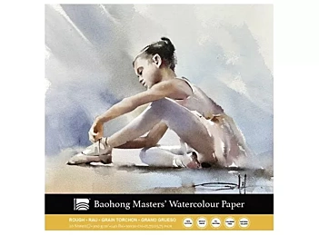 Bloc acuarela grano grueso 20H Alvaro Castagnet Baohong 36x51cm 300g/m²