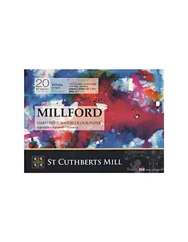 St Cuthberts Mill Millford Block 300g/m² feines Korn  41x31cm