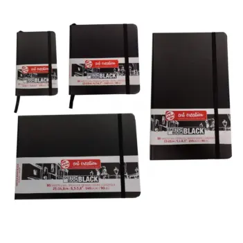 Cuaderno Sketch Book Papel Negro ArtCreation 140g/m²