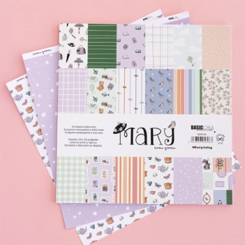 Kit de scrapbooking Mary Sami Garra 30x30cm