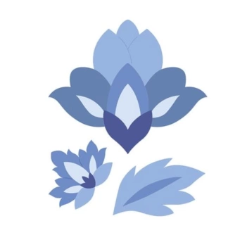 Cortantes Flor de Lótus Bleu Artemio