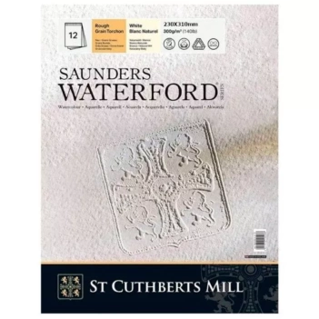 St Cuthberts Mill Saunders Waterford  Grobkörniges Aquarellpapier  23x31 300gr