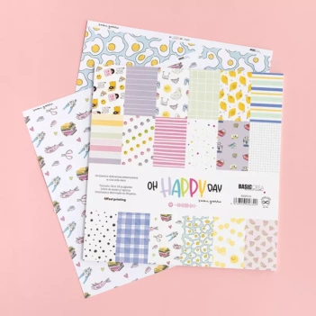 Kit de scrapbooking Oh Happy Day Sami Garra 30x30cm