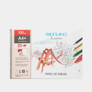 Fabriano Accademia A4 drawing paper pad 130g/m²
