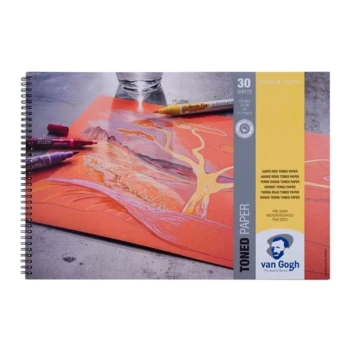 Spiral pad Red Earth Van Gogh A3 120g/m²
