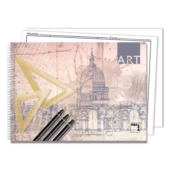 Pasca spiral bound drawing pad 150g/m² with box