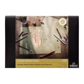 Bloc papel tonificado Desert Brown Rembrandt 180gr A4