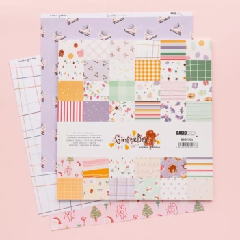Kit per album di ritagli GingerBell 30x30cm