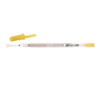 Stylo gel métallique doré Sakura