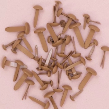 Craftelier Set of 50 Brads Chocolate