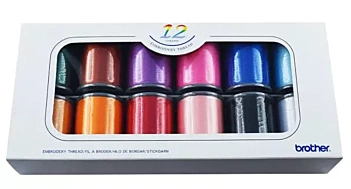Brother Set mit 12 Garnspulen