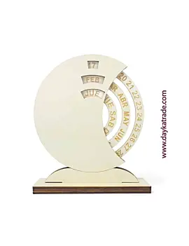 Dayka Large Round Perpetual Calendar