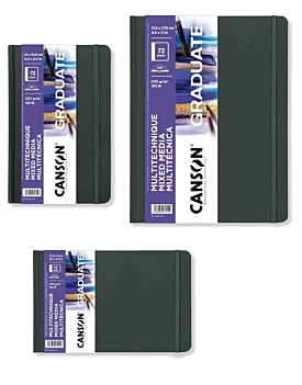 Canson Fine Grain Graduate Mixed Media Notitieboek 220 g/m²