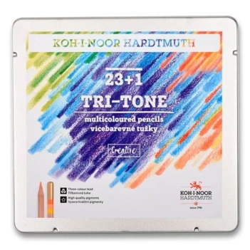 Set 24 lápices surtidos tri-tone Koh-i-noor