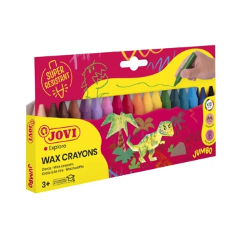 Caja 18 ceras redondas Jovicolor Jovi