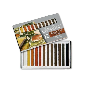 Caja de 12 pasteles Marrones Carré Cretacolor