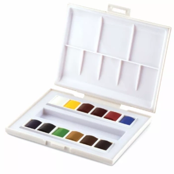 Caja de acuarelas 12 medias pastillas Sennelier