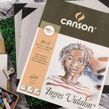 Papel artístico Ingres Vidalon 50x65cm 100 g/m²