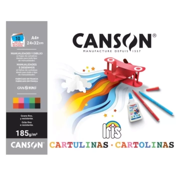 Minipack 10 różnych kart Iris Canson A4+ 125g/m²