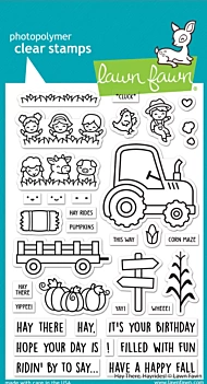 Lawn Fawn Clear Stamps Hay There, Hayrides! 