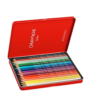 Caja con 6 cartuchos de tinta Chromatics Cosmic Black Caran d'Ache