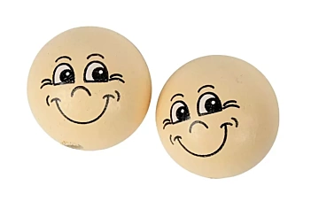 Set 10 Pelotas de Cara Sonriente Creativ Company