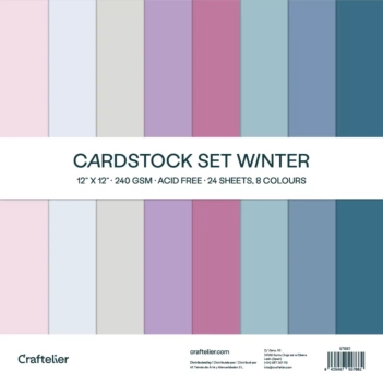 Craftelier Kartonbögen-Set - Winter 30x30cm
