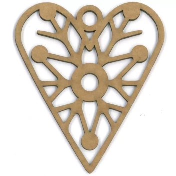 Płyta wiórowa Dayka, grawerowane serce