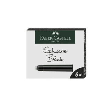 Cartucce di ricambio inchiostro nero Faber-Castell
