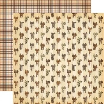 Papel 4"x4" Journaling Cards Cowboys Carta Bella 30x30cm