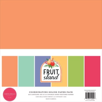 Papel ust Peachy Fruit Stand Carta Bella 30x30cm