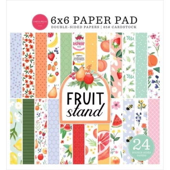 Kit de scrapbooking Solids Fruit Stand Carta Bella 30x30cm