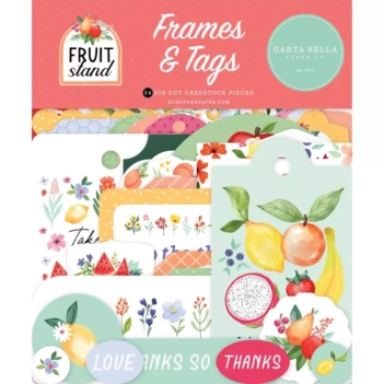 Die-cuts Ephemera Fruit Stand Carta Bella