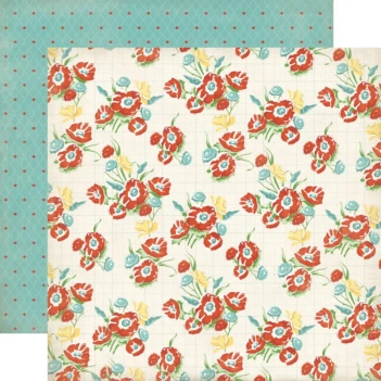 Carta Roll With It Floral Roll With It Carta Bella 30x30cm