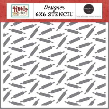 Stencil Rolling Pin Roll With It Carta Bella