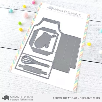 Troquel Apron Treat Bag Mama Elephant