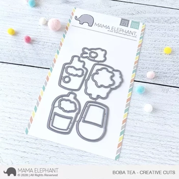 Troquel Boba Tea Mama Elephant