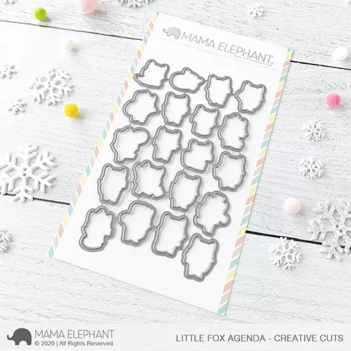 Troquel Little Fox Agenda Mama Elephant