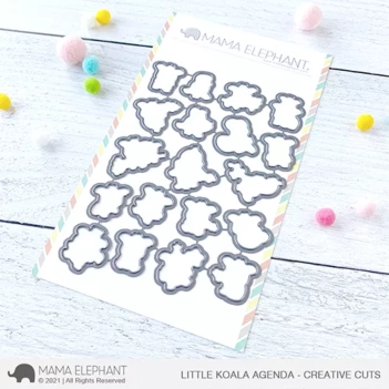 Troquel Little Koala Agenda Mama Elephant