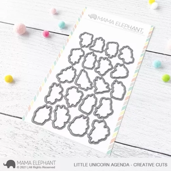 Mama Elephant Stanzschablonen - Little Unicorn Agenda