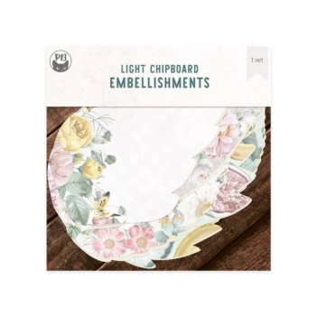 Set Die-Cuts Light Spaanplaat en papier Album Base Precious P13